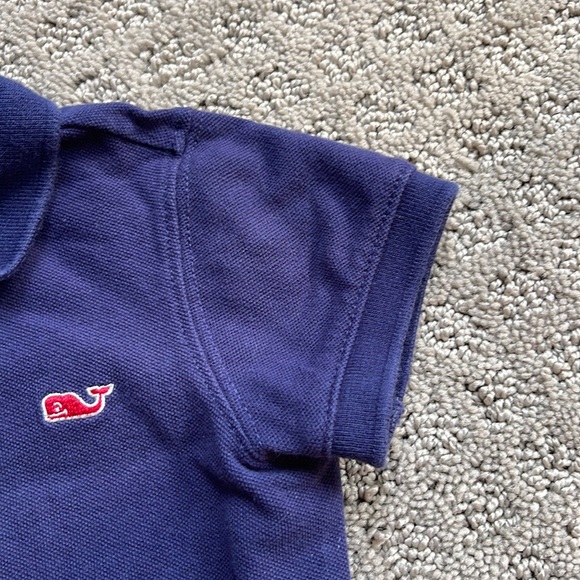 Vineyard Vines Navy Blue Youth Boys Polo - Picture 5 of 7